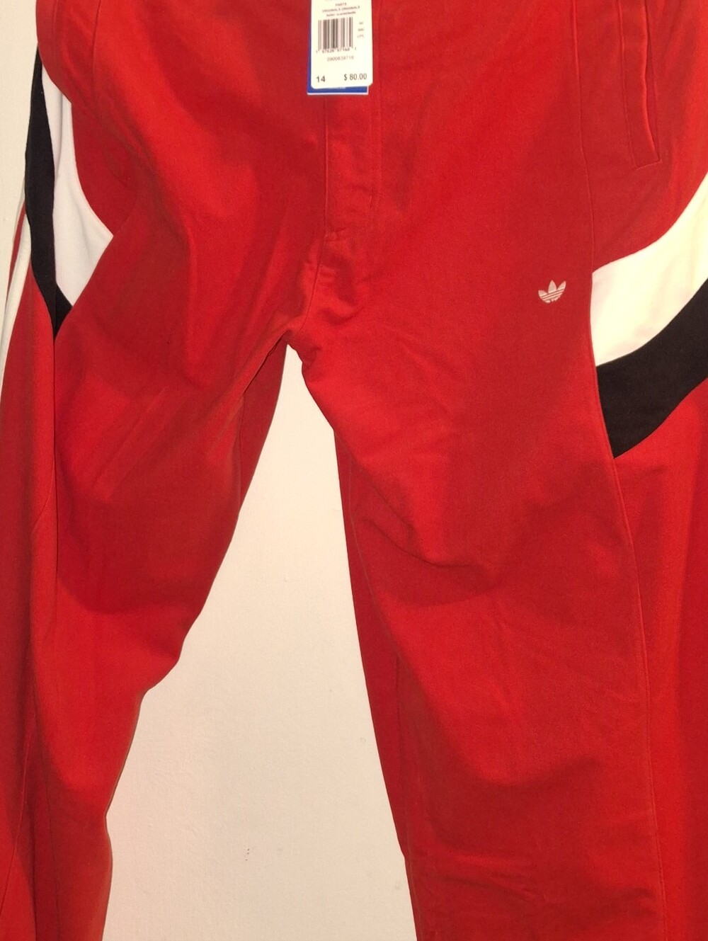 adidas Red Women's Trackpant - Size 14 - Picture 2 of 5